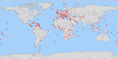220 Länder/Gebiete mit dem Sonder-DOK "700 OR" erreicht