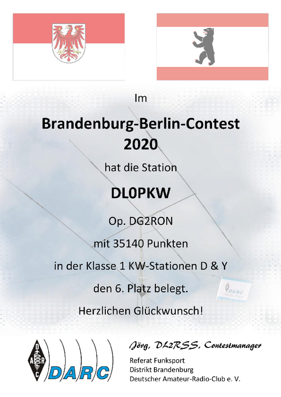 Urkunde BB-Contest 2020