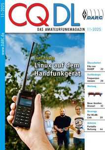 Titelbild CQ DL 11/2025 Titelbild CQ DL 11/2025