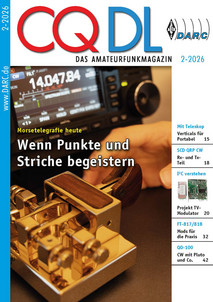 Titelbild CQ DL 2/2026 Titelbild CQ DL 2/2026