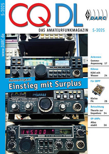 Titelbild CQ DL 5/2025 Titelbild CQ DL 5/2025