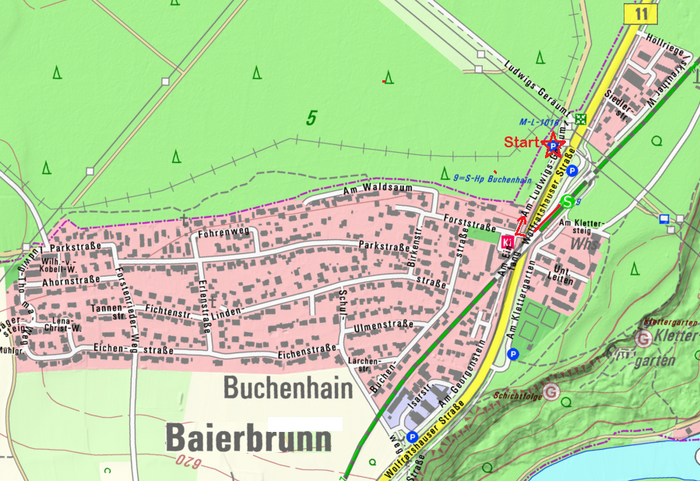 Anfahrt Buchenhain