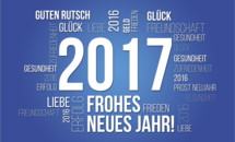 Einen guten Rutsch und alles Gute für das neue Jahr!