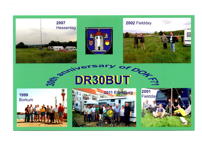 QSL-Karte der Station DR30BUT