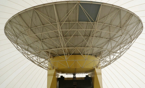 Die 20-m-Antenne der Sternwarte Bochum