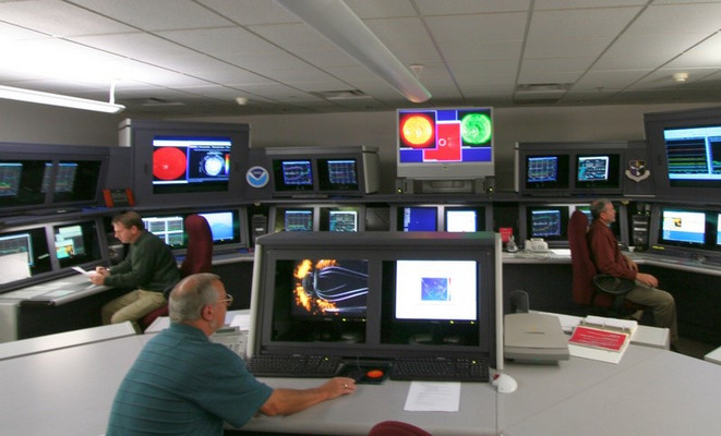 NOAA space weather center