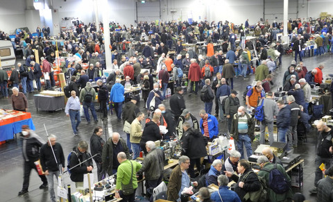 Amateurfunkmarkt Dortmund, hier in der Dortmunder Westfalenhalle 2023 Amateurfunkmarkt Dortmund, hier in der Dortmunder Westfalenhalle 2023