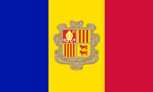 Andorra-Flagge