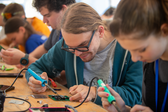 Lötworkshop auf dem Camp