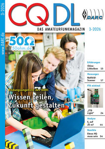 Titelbild CQ DL 3/2026 Titelbild CQ DL 3/2026